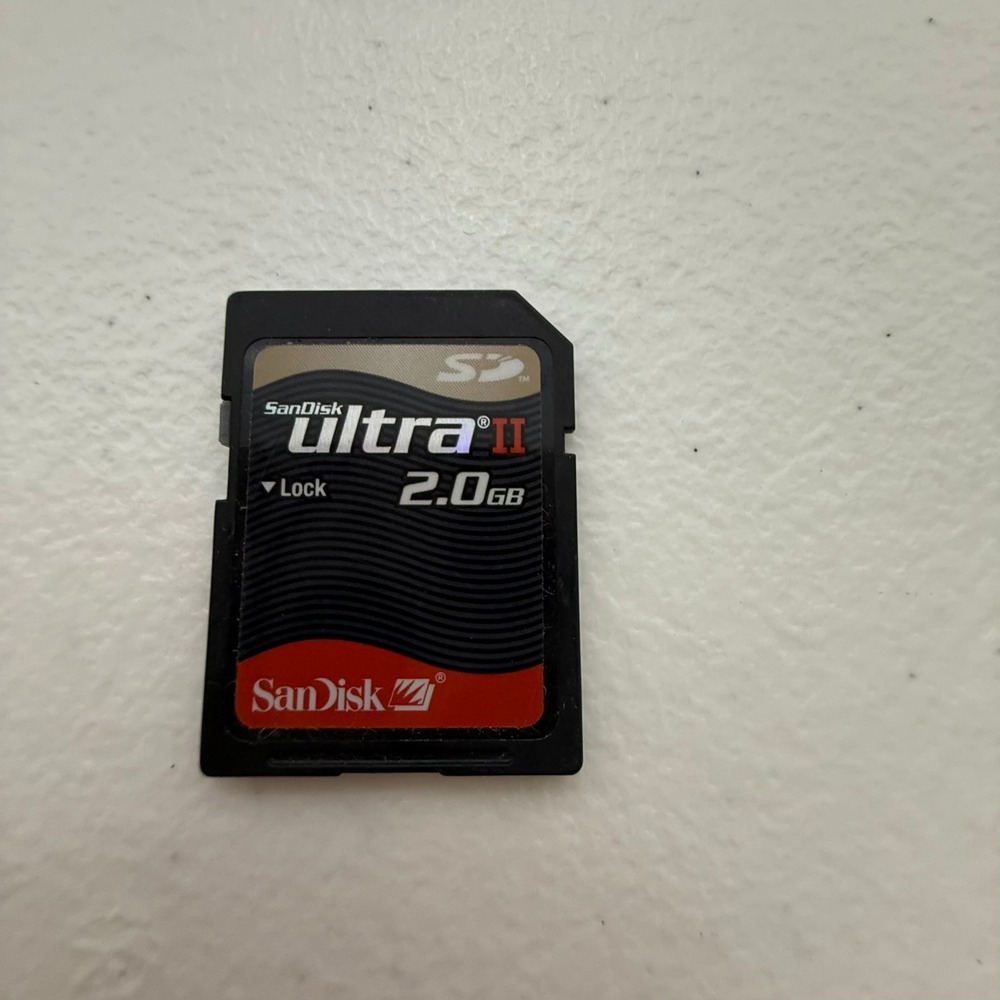 SanDisk Ultra II 2.0GB SD Memory Card Secure Digital Flash Storage 2GB SDSDRH-